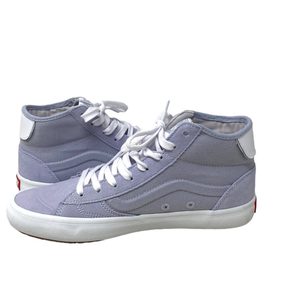VANS Skate Lizzie Dusty Blue Shoe High Casual For Women Suede Canvas VN0A4BX1DSB - Picture 5 of 10